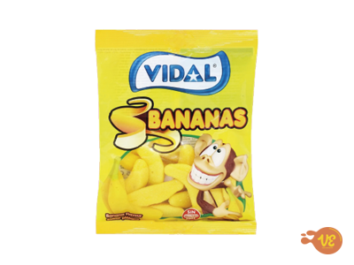 GOMAS BANANAS 90G