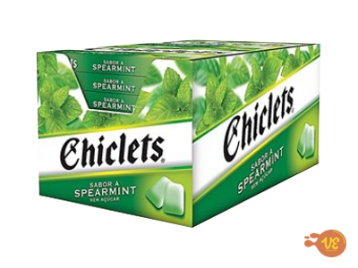 CHICLETS SPEARMINT 14x16.8G