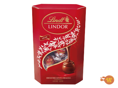 LINDT CORNET LEITE 200G