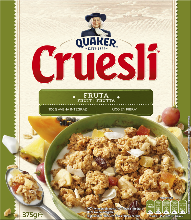 Quaker Cruesli Fruta 375G